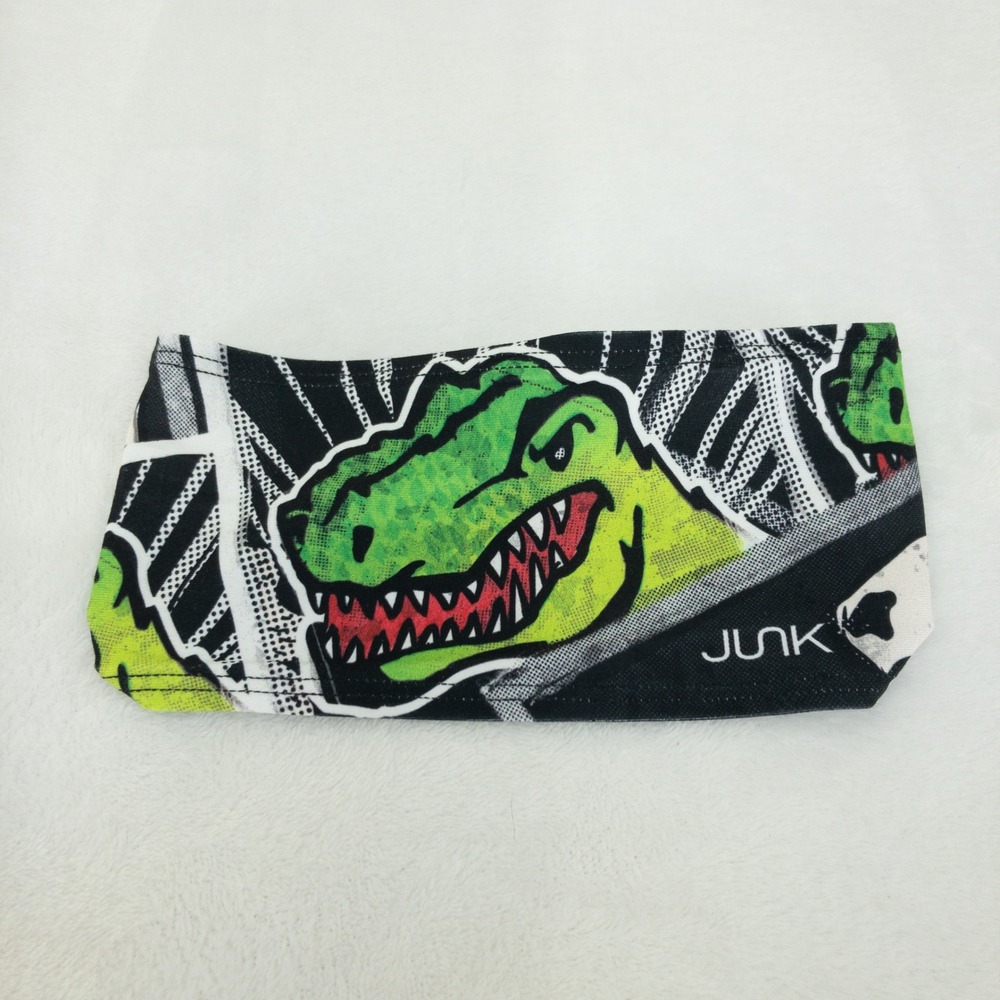 Junk Brands Headband Unisex OS Black Dino-Mite T-Rex Big Bang Lite Sweatband